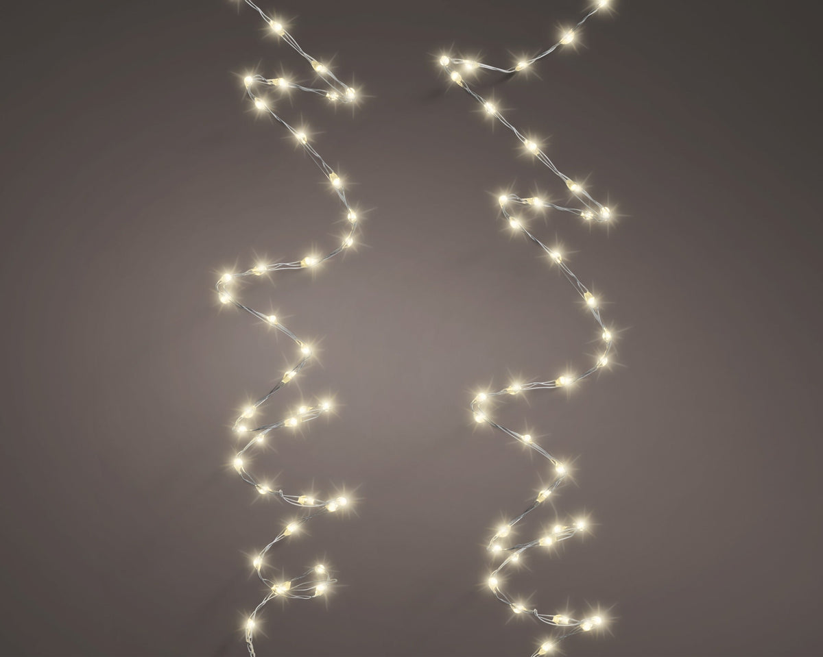 micro led extra dense lights 8 functie twinkel effect buiten zilver/warm wit 567 led l.900cm