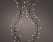 micro led compact lights 8 functie twinkel effect buiten zwart/warm wit 480 led l.600cm