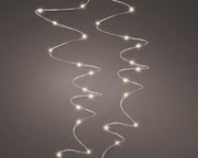 micro led stringlights steady buiten zilver/warm wit 180 led l.895cm