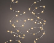 micro led stringlights steady buiten zilver/klassiek warm 120 led l.595cm