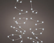 micro led stringlights 8 functie twinkel effect buiten zilver/koel wit 240 led l.1195cm