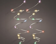 micro led stringlights 8 functie twinkel effect buiten zilver/zacht multi 240 led l.1195cm