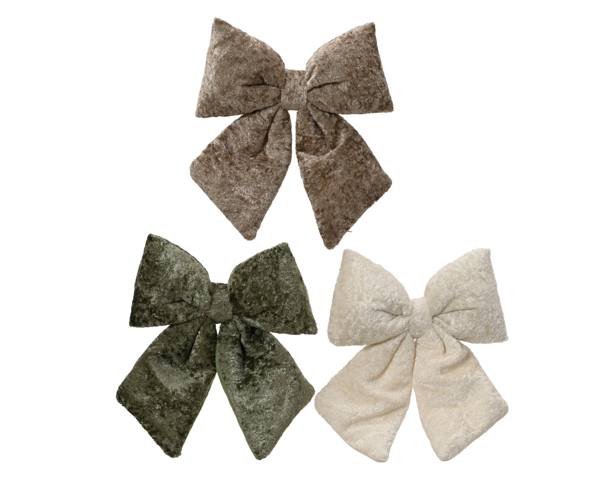 strik polyester fluweel on clip 3col ass assortie l.4cm x w.16cm x h.19cm