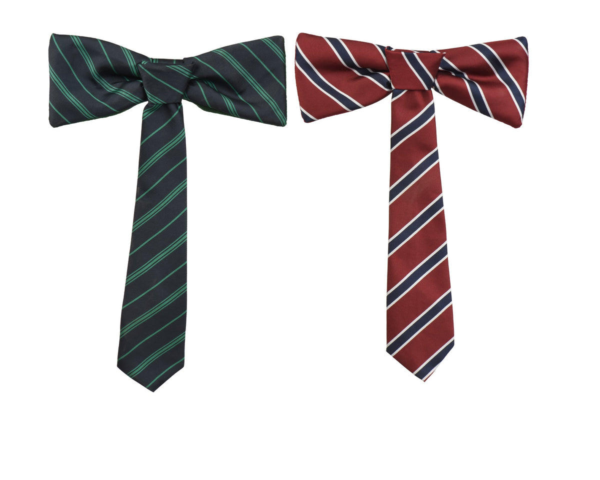 strik polyester tie on clip 2col ass assortie l.2cm x w.14cm x h.26cm