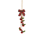 bundel ijzer 5bells check bow foam berry rood l.11cm x w.3.8cm x h.34cm