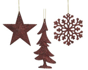 figuren plastic glitter plastic glitter hanger 3ass ossenbloed l.0.8cm x w.10.5cm x h.10.5cm