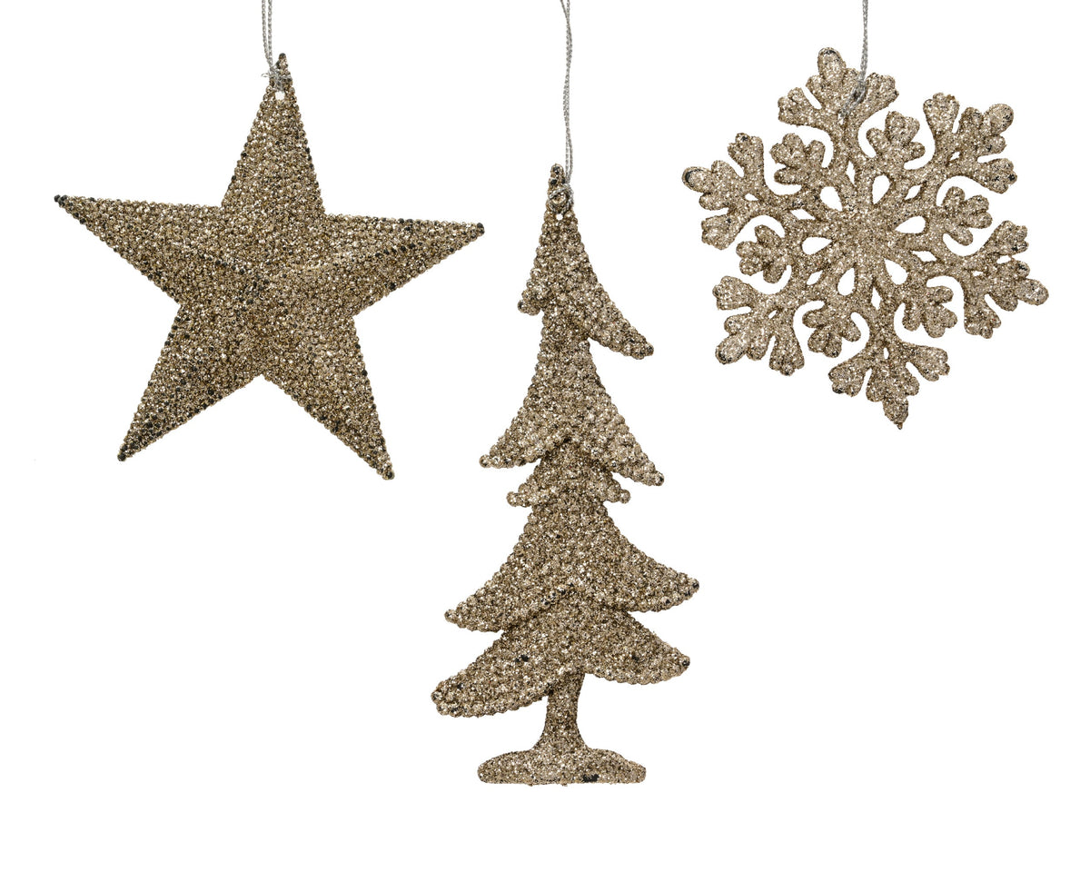 figuren plastic glitter plastic glitter hanger 3ass parel l.0.8cm x w.10.5cm x h.10.5cm
