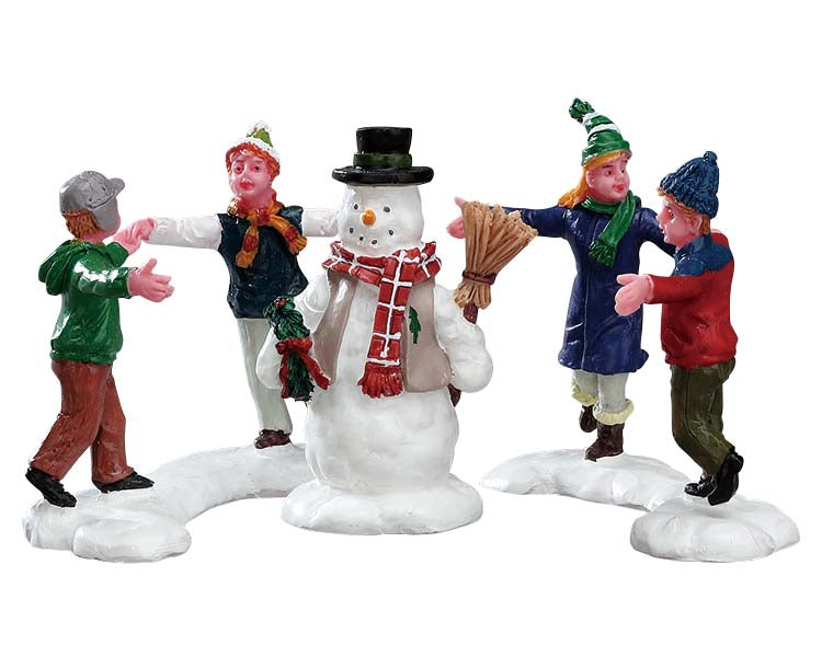 ring around the snowman, set of 3