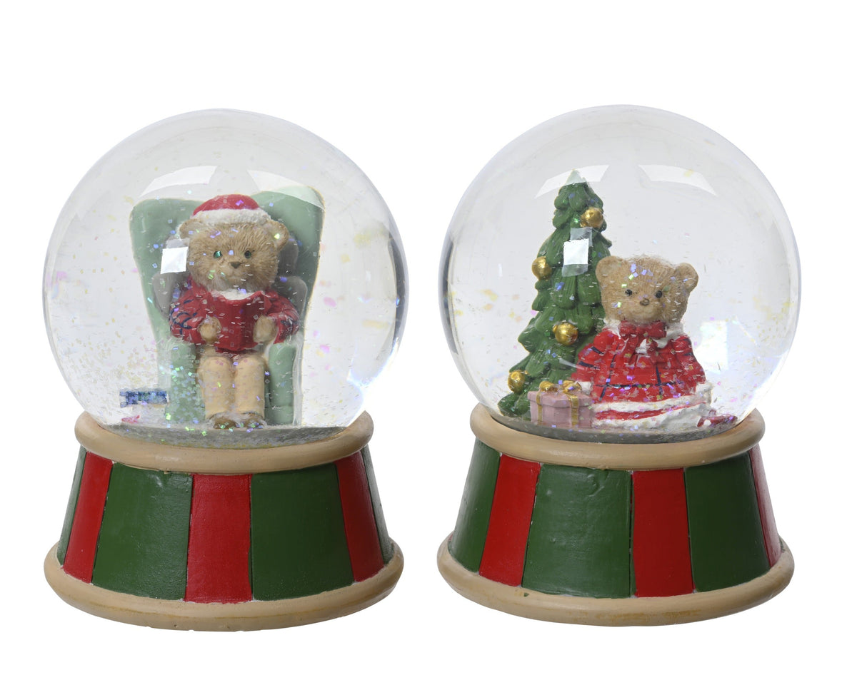 waterbal glas round book 2ass assortie l.10cm x w.10cm x h.13cm