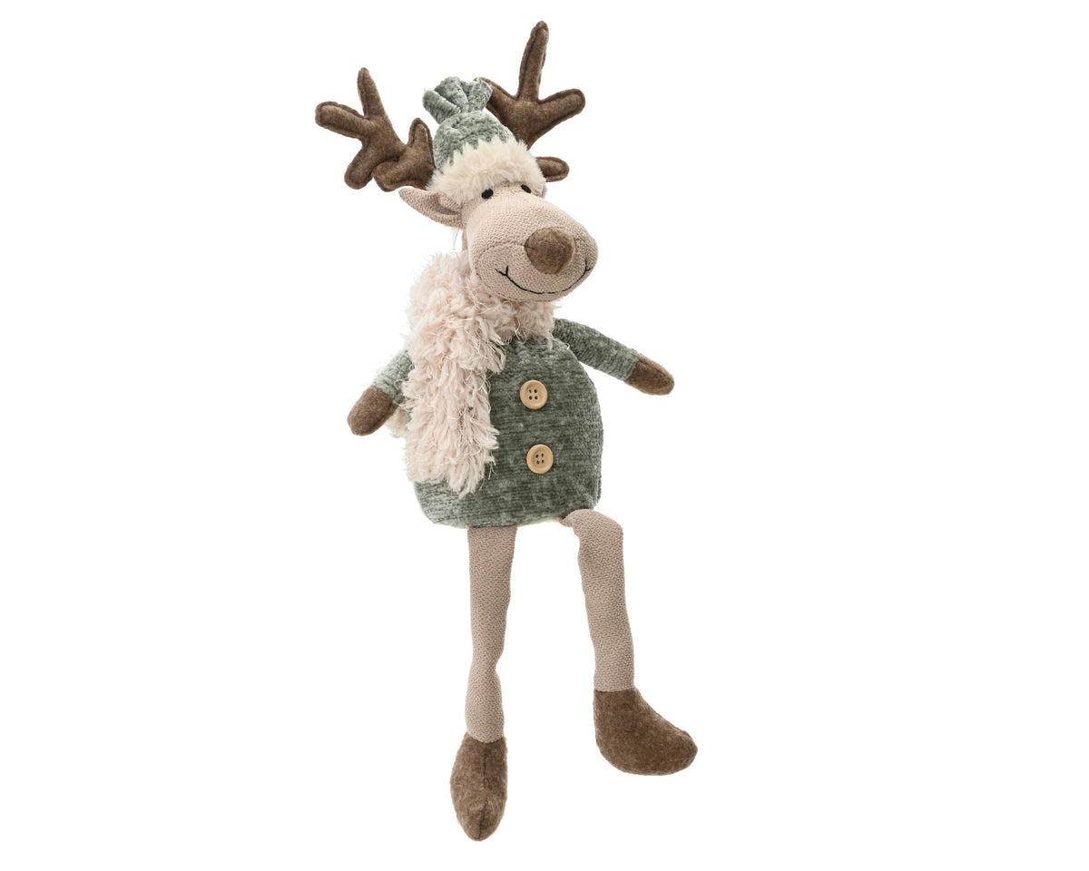 hert polyester deer beige/kleur(en) l.14cm x w.9cm x h.38cm