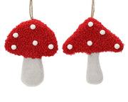 paddenstoel polyester 2ass rood/wit l.11cm x w.2cm x h.10cm