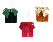 giftbox foam flock bow 3col ass assortie l.6cm x w.6cm x h.8cm