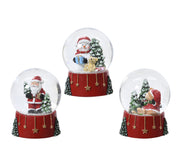 schudbol glas ball 3ass assortie d.8cm x h.10.2cm