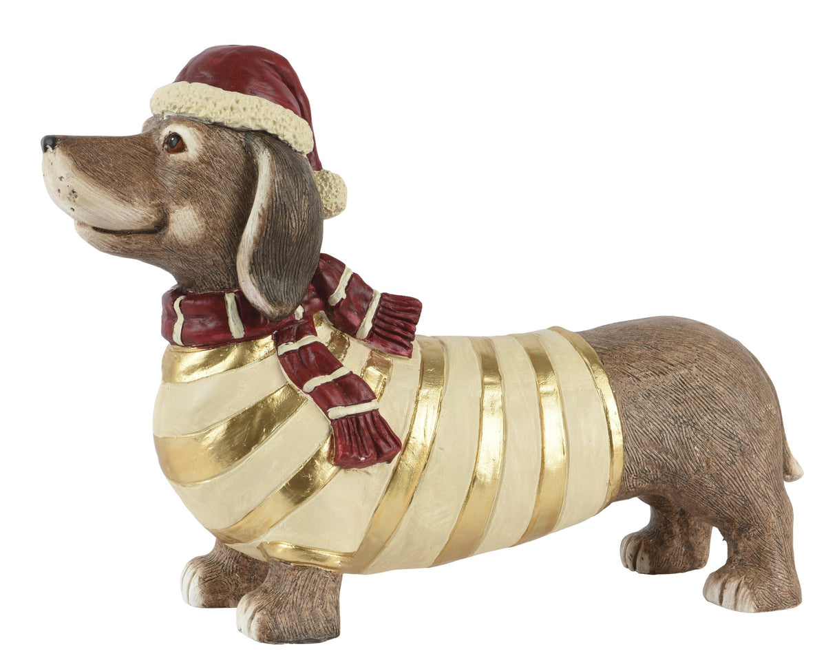 hond polymagnesium wit/kleur(en) l.57cm x w.17.5cm x h.39.5cm