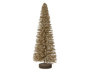 boom bamboe glitters op voet goud d.24cm x h.60cm