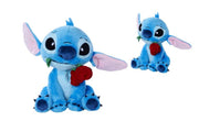 disney - stitch met roos (25cm)