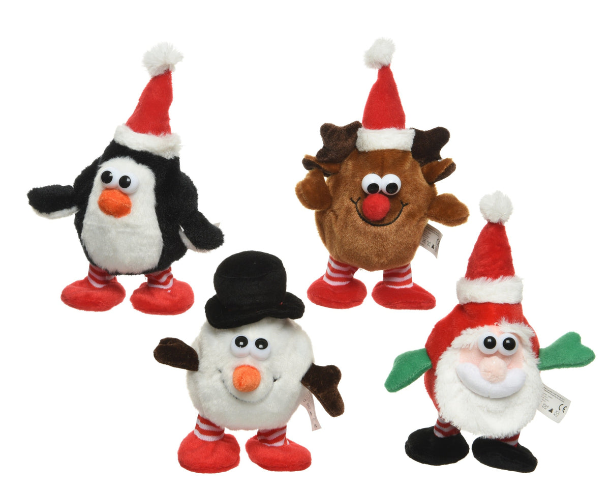 bewegend figuur polyester hat 4ass assortie l.8cm x w.8cm x h.13cm