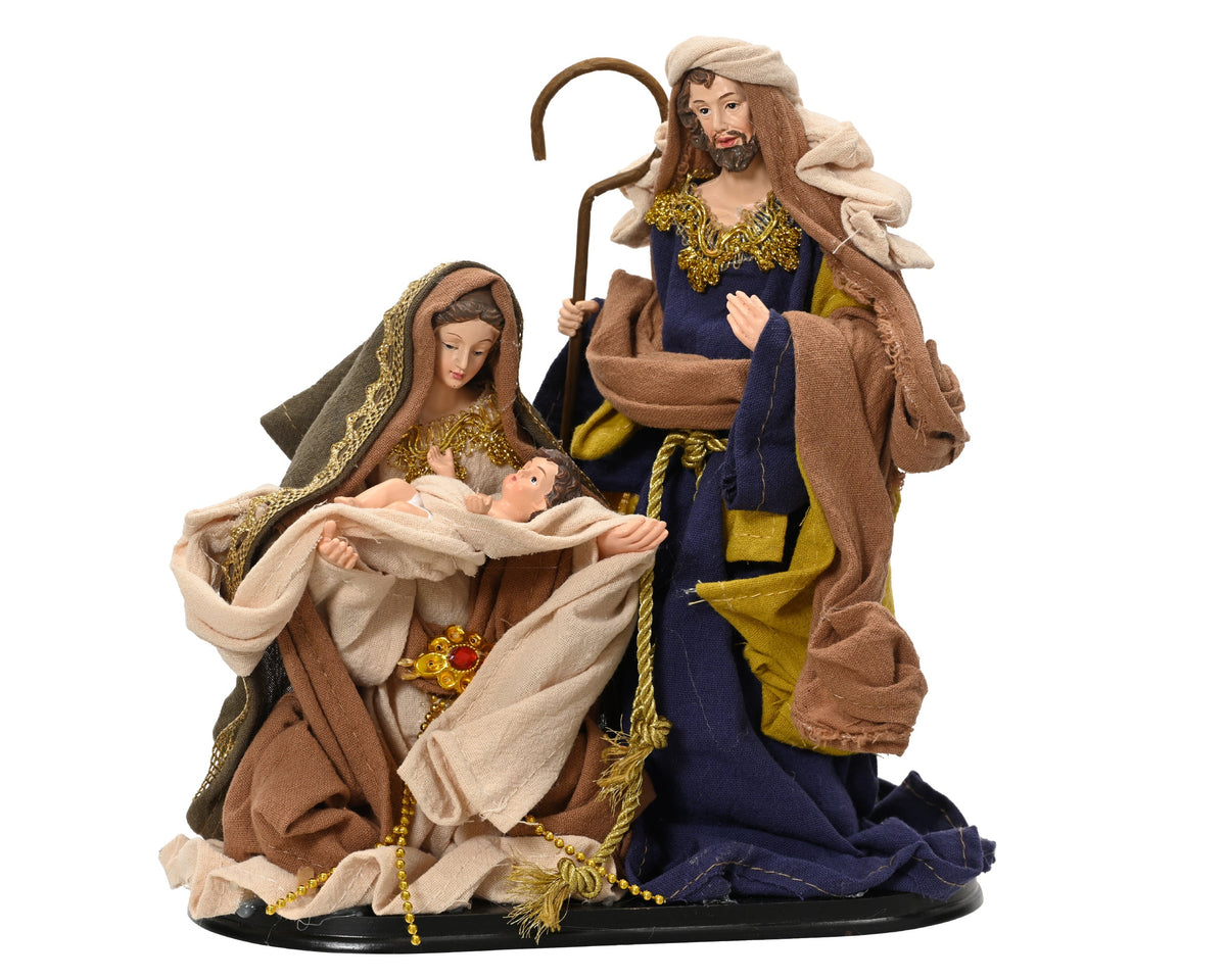 kerstgroep polyester nativity set multi l.21.3cm x w.11.2cm x h.22.6cm