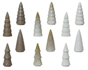 boom porselein tree reaction glazed 12ass assortie d.9cm x h.20.7cm