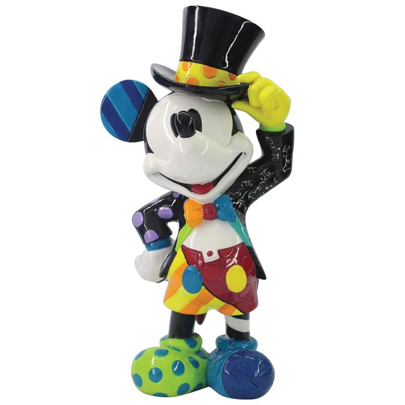 mickey mouse with top hat figurine by disney britto
