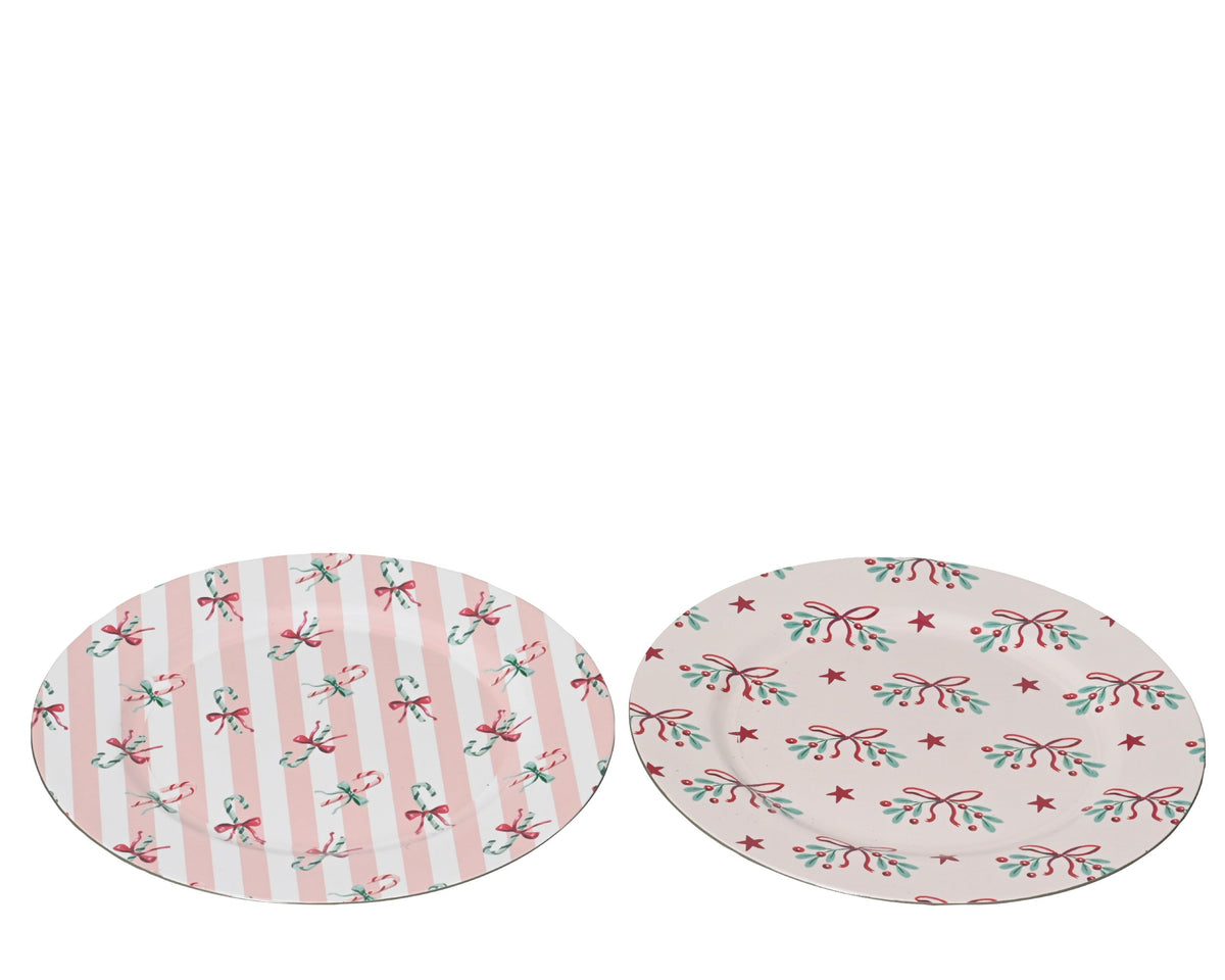 decobord pp round decal 2ass assortie d.33cm x h.1.5cm