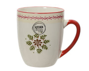 mok porselein decal groen/kleur(en) l.12cm x w.8.7cm x h.10.6cm