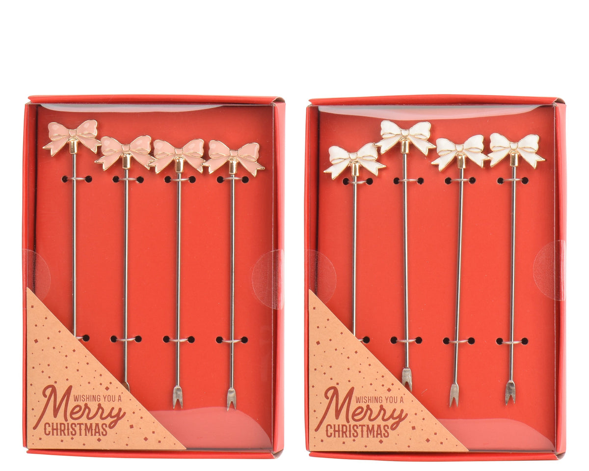 steker rvs with alloy top decoration 2ass assortie l.14.5cm x w.10.5cm x h.2.5cm