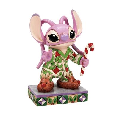 angel in christmas pjs figurine by disney traditions