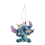 stitch in lights hanging ornament by disney traditions