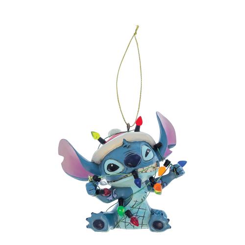 stitch in lights hanging ornament by disney traditions