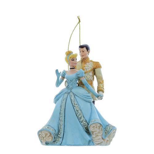cinderella and prince hanging ornament by disney traditions