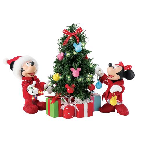 mickey and minnie mouse decorations - possible dreams by d56