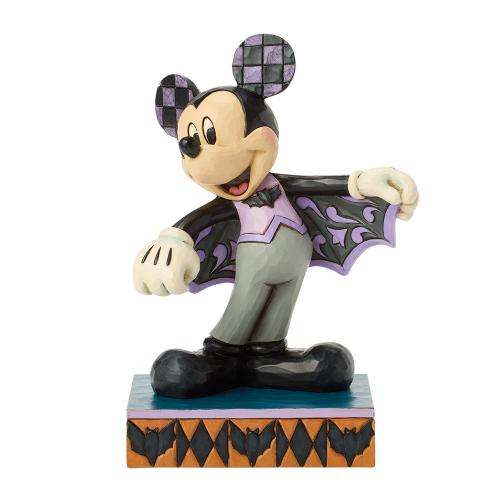 mickey in bat costume figurine by disney traditions