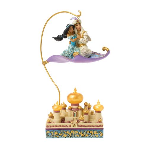 aladdin & jasmine figurine by disney traditions