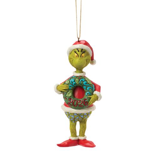 the grinch 2026 hanging ornament - the grinch by jim shore