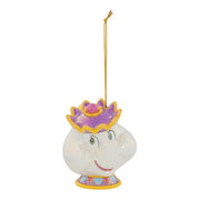 mrs potts hanging ornament by department 56
