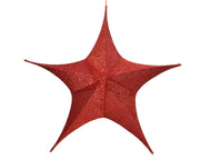 ster polyester rood d.80cm x h.28cm
