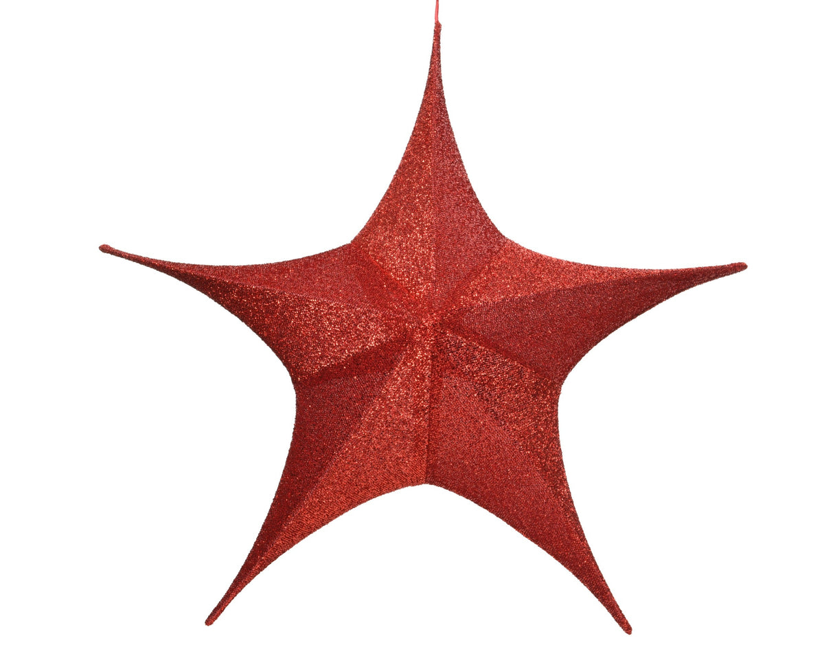 ster polyester rood d.80cm x h.28cm