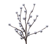 steker foam foam berries zilver l.3cm x w.15cm x h.26cm