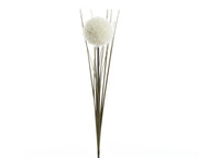 allium op steel plastic frost wit l.7cm x w.7cm x h.66cm