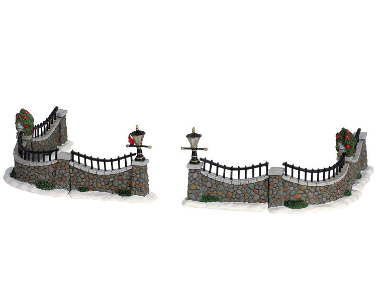 stone wall, set of 6
