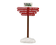 ski slope sign