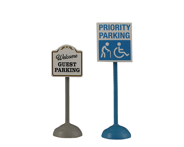 parking signs, set of 2