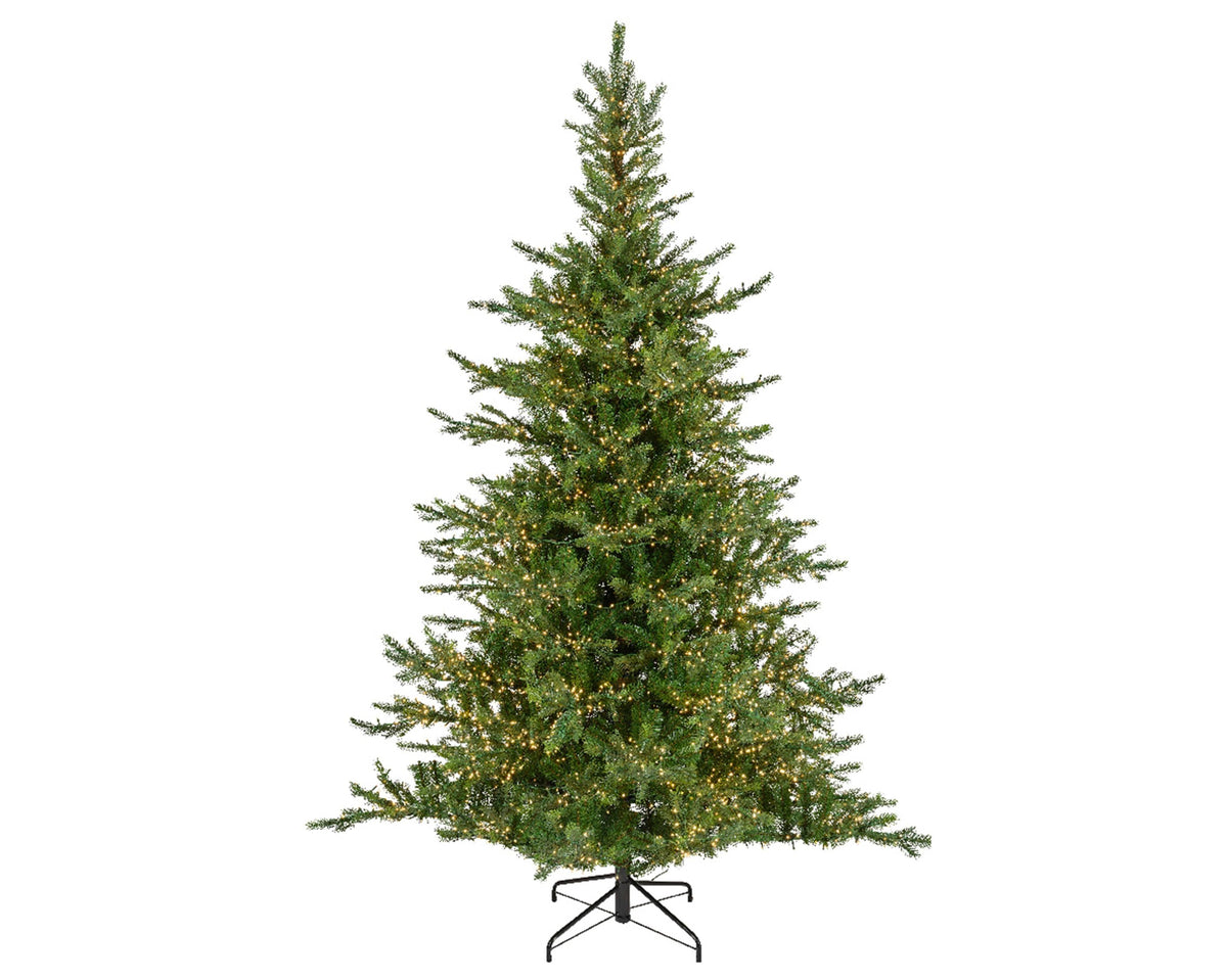 grandis fir led indoor groen/warm wit d.132cm h.180cm 2500l