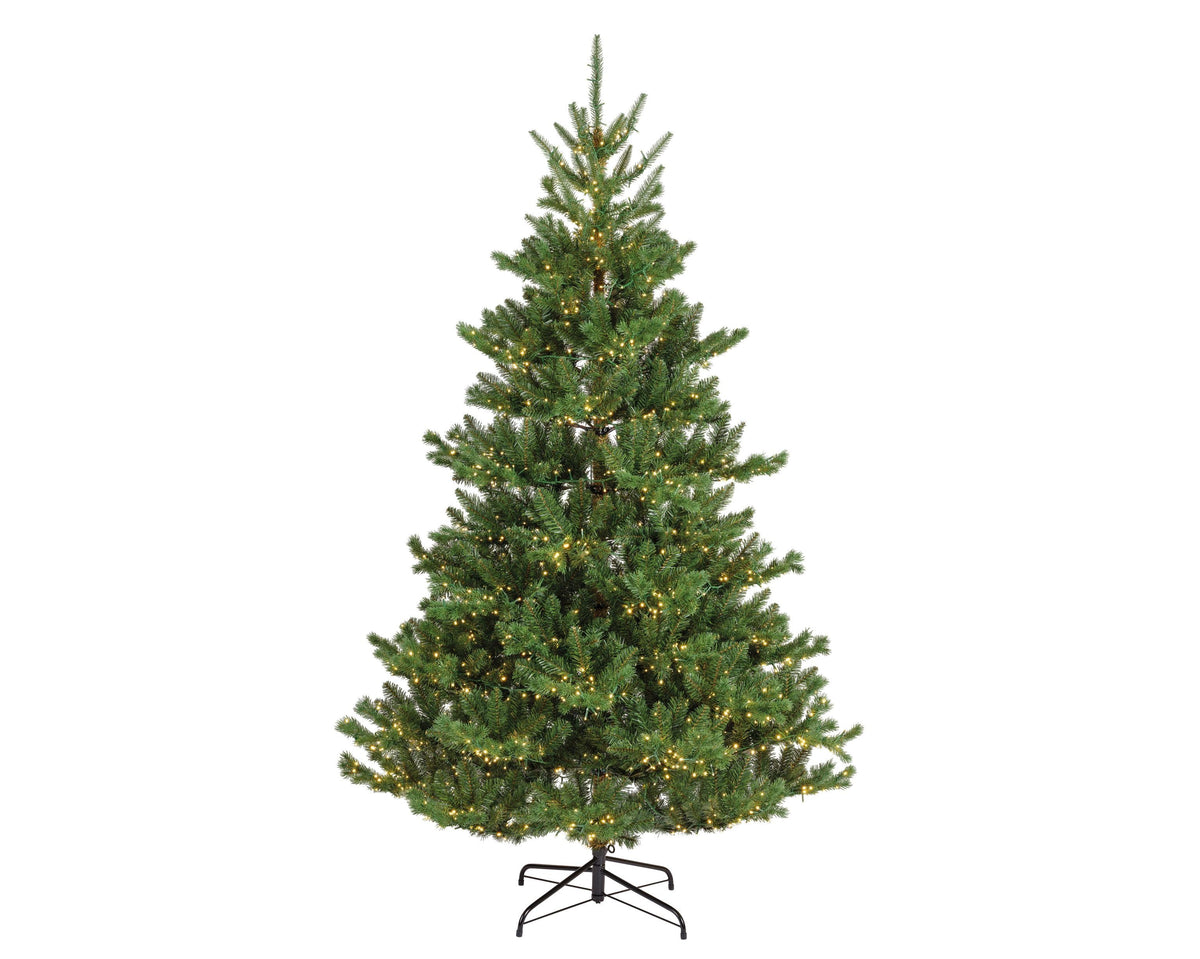 alba fir led indoor groen/warm wit d.127cm h.210cm 2400l