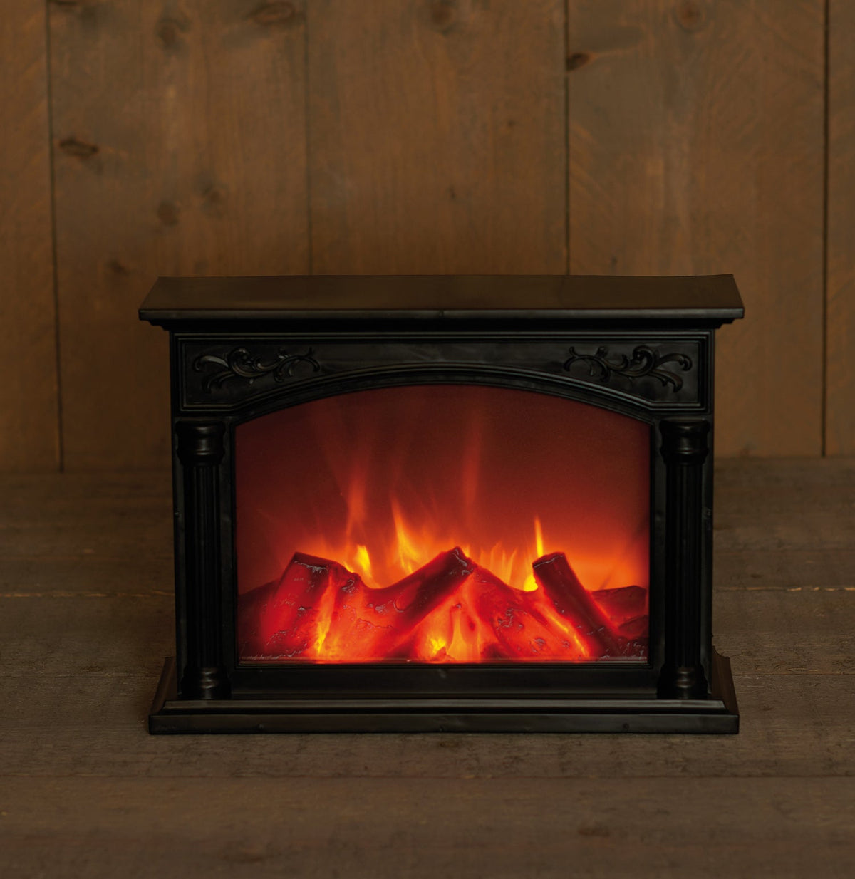 b.o.t. haard zwart 33x12x24cm 3xc met 6/18u timer