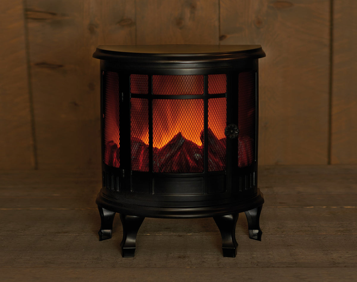 b.o.t. haard zwart 30x16x35cm 3xc met 6/18u timer