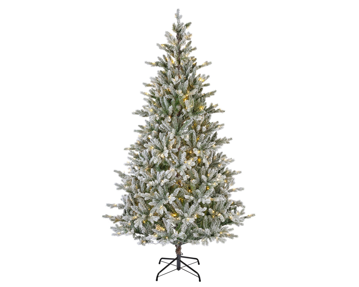 allison boom snowy led indoor green/white/warm white/classic warm d.152cm h.240cm 560l