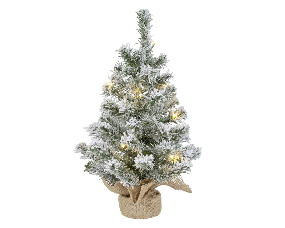 imperial mini boom snowy led bo binnen groen/wit/warm wit d.30cm x h.45cm