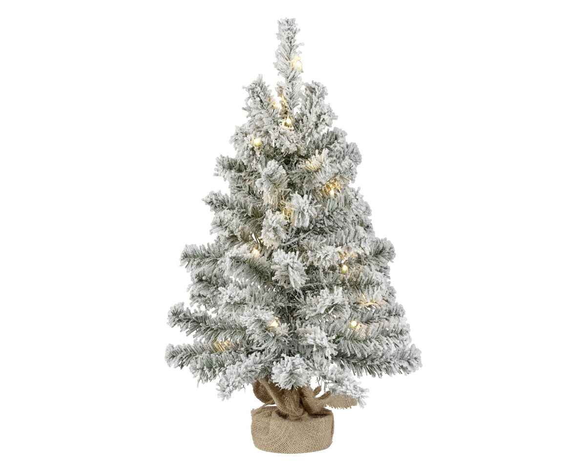 imperial mini boom snowy led bo binnen groen/wit/warm wit d.35cm x h.60cm